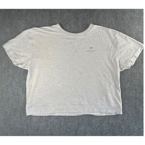 Tasc Performance Water Color Tennis Short Sleeve Sweatshirt Grey Womens Medium